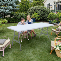 Table de salle à manger moderne style ferme, en métal et marbre, pour hôtel, portable, écologique, pliable, avec structure en acier inoxydable argenté, 15-20 places
