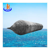 Airbags de sauvetage maritimes industriels - Taille personnalisée, cylindriques, en caoutchouc noir, certifiés ISO pour le récupération de navires lourds et le mise à l'eau des navires