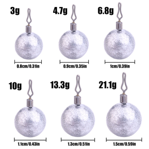 Esche da Pesca all'Ingrosso 3.5g 5g 7g 10g 14g 21g, Piombi Rotondi di Diverse Dimensioni, Esche <span class=keywords><strong>per</strong></span> Acqua Salata, Teste Piombate <span class=keywords><strong>per</strong></span> Pesca - Product Image 5