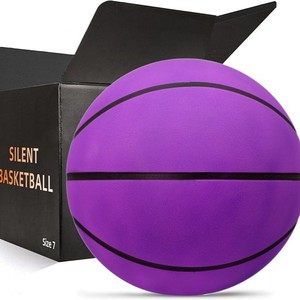 Palla da Basket Silenziosa Personalizzata per Allenamento, Alta Elasticità, Nucleo in Spugna ad Alta Densità, Pelle PU, Uso Interno, Pronta per il Gioco, Misura 7 - Product Image 2
