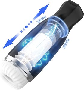 Masturbatore Automatico Maschile con Pompa per il Pene e 5 Modalità di Vibrazione per la Stimolazione del Pene, Giocattoli Sessuali per Adulti per Uomini - Product Image 1