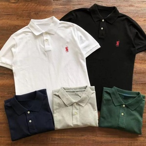 Polo d'été classique Ralph Lauren pour homme, coupe slim, sportif, élastique, 100% coton, de haute qualité, vente en gros - Product Image 1