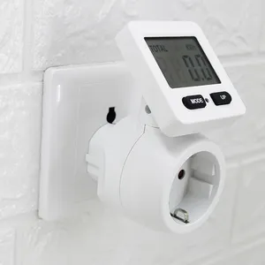 Đồng hồ điện ổ cắm tiêu thụ năng lượng thông minh EU Outlet với Power Meter năng lượng màn hình