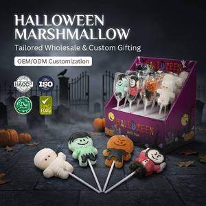 Divertenti Caramelle Gommose 3D a Forma di Personaggi di Halloween 20g, Caramelle alla Frutta Masticabili con Rivestimento Zuccherato per Feste di Trick or Treat - Product Image 1