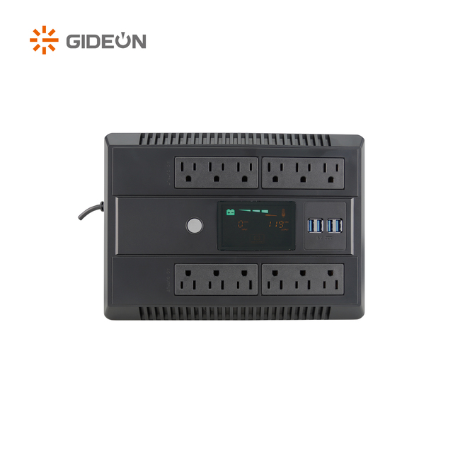 650VA 360W Standby UPS with LED Display 12V 7AH Battery Backup Uninterruptible Power Supply US Plug for Home Office Desktop