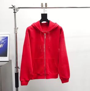 סיטונאי 100% מותאם אישית כותנה צרפתית אבקת פו הדפס רוכסן סווטשרט עם גברים ונשים - Product Image 4