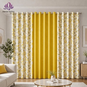 Set di Tre <span class=keywords><strong>Tende</strong></span> con Stampa Floreale Digitale Premium, <span class=keywords><strong>Tende</strong></span> Oscuranti Personalizzabili, Eleganti <span class=keywords><strong>Tende</strong></span> Decorative per la Casa - Product Image 2