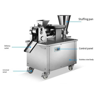 Machine automatique de fabrication de rouleaux de printemps, patti, empanadas, samosas, momos, tortellinis et dumplings en acier inoxydable de qualité alimentaire 70 pièces/min