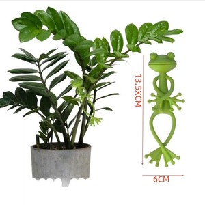 Nouveau <span class=keywords><strong>support</strong></span> de plantes durable en forme de grenouille, recouvert de plastique, pour verger et potager - Product Image 2