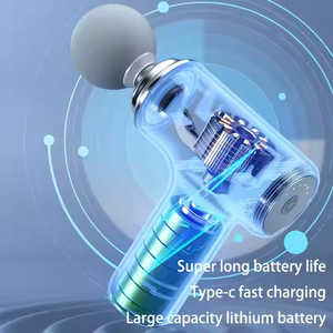 Pistolet de massage professionnel vibrant pour les mains et les épaules, stimulateur musculaire électrique pour le cou - Product Image 4