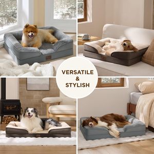 <span class=keywords><strong>Cama</strong></span> para Perros de Espuma Viscoelástica Lavable y Extraíble, <span class=keywords><strong>Cama</strong></span> Ortopédica Grande para Mascotas, <span class=keywords><strong>Cama</strong></span> Suave y Relajante para Perros Medianos y Grandes para Todas las Estaciones - Product Image 2