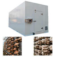 Chambre froide professionnelle pour la culture de champignons avec système de contrôle climatique précis, incubation et fruitage de champignons en conteneur clé en main