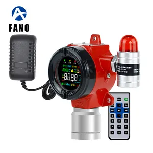 FANO 4-20MA RS485 Fixo À Prova de Explosão Analisadores De Detecção De Gás Combustível CO O3 O2 H2S CH4 LEL VOC Detector De Gás