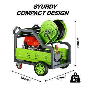 LICHIMA Zhejiang 150-280Bar 13-18Hp Gasolina Motor Esgoto Jet Cleaner Água Máquina De Limpeza De Drenagem - Product Image 3
