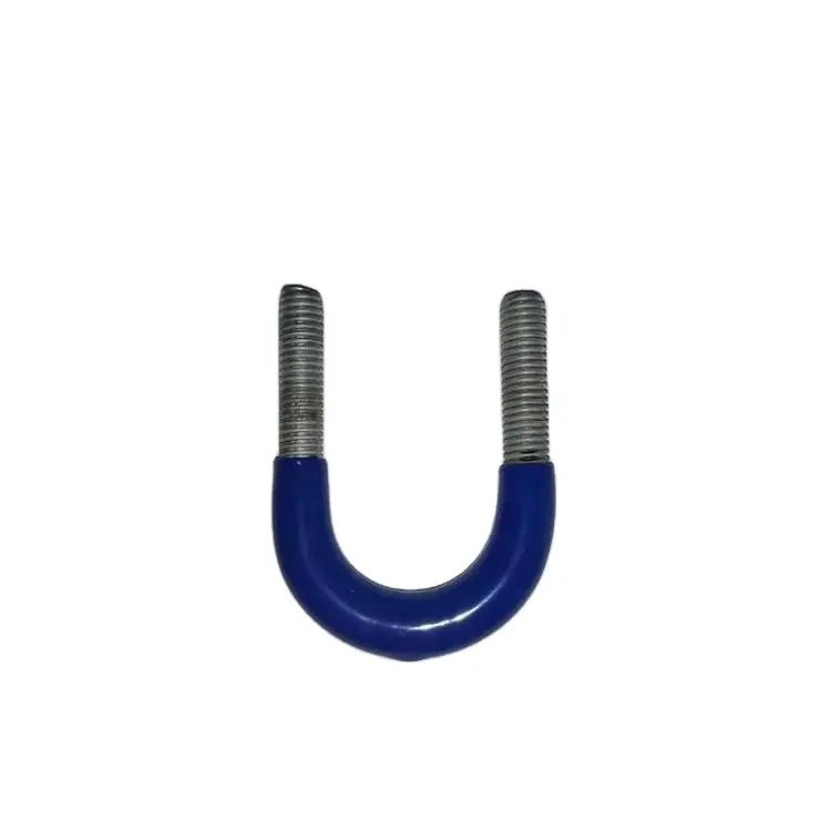 1 "U-Bolt مشبك أنابيب مع pvc المغلفة