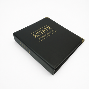 Custom Logo Premium PU Leather 3 <b>Ring</b> Binder Business Portfolio Document <b>Folder</b> Presentation Binder OEM ODM Manufacturer - Product Image 3