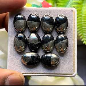 Cabujones planos de oro apache natural, tamaño 10x14 mm, lote de 10 piezas, piedras preciosas sueltas para la fabricación de joyas. - Product Image 6