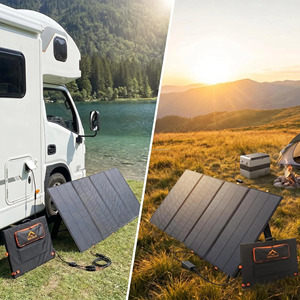 แผงโซลาร์เซลล์พับได้ 400W สำหรับจัดจำหน่ายจำนวนมาก เครื่องชาร์จพลังงานแสงอาทิตย์แบบพกพาสำหรับผู้จัดจำหน่ายธุรกิจ - Product Image 3
