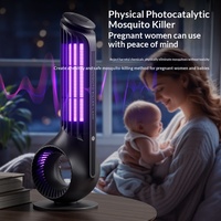 Lampe anti-moustiques électrique à LED, rechargeable par USB-C, piège à insectes UV pour usage domestique