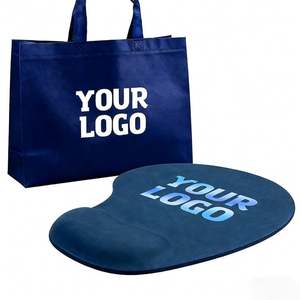 Wholesale Silicone <b>Ergonomic</b> Mouse Pads with Wrist Rest for Promo Office Business Gift Custom Mousepad with Logo - Product Image 1