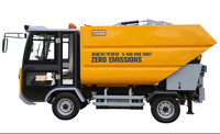 Camion de collecte des ordures électrique MN-H91 avec levage hydraulique arrière, capacité de 3,6 m3, camion d'assainissement de grande capacité pour la communauté