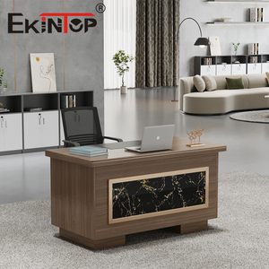 Ekintop <span class=keywords><strong>Bureau</strong></span> <span class=keywords><strong>de</strong></span> Direction en Bois, Tables <span class=keywords><strong>de</strong></span> Lecture, Réception, Mobilier <span class=keywords><strong>de</strong></span> <span class=keywords><strong>Bureau</strong></span> <span class=keywords><strong>à</strong></span> Domicile, Petits Bureaux avec <span class=keywords><strong>Tiroirs</strong></span> - Product Image 5