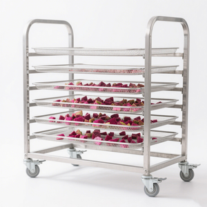 Support de casserole en tôle d'<span class=keywords><strong>acier</strong></span> inoxydable 6/12/15/32 couches-Chariot de cuisson/séchage multifonction pour boulangeries et cuisines centrales - Product Image 1