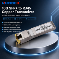 Module émetteur-récepteur Ethernet 10GBASE-T SFP+ 10G RJ45 100m Cat6a Cat7 avec négociation automatique et branchement à chaud IP