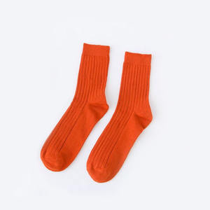 남성용 무료 샘플 패션 면 일반 항균 빠른 건조 통기성 맞춤형 로고 크루 양말 - Product Image 3