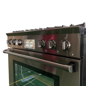 36 Inch 5.5 cu. ft. PVD Black Caoted Anti-Fingerprinted Electric <b>Stove</b> Oven, TFT Control Panel, Seamless Welded Oven Interior - Product Image 1