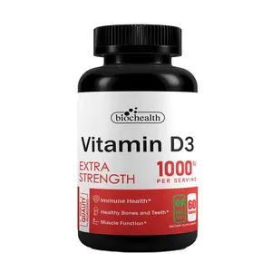Biochealth OEM Vitamin D3 Tablets Support healthy bones teeth immune health vitamin d pills vitamin D3 capsules Supplements