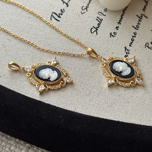 จี้เงินแท้ S925 ประดับเพชร CZ สไตล์วินเทจ เครื่องประดับสำหรับผู้หญิง - Product Image 2