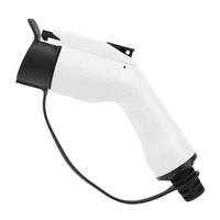 Câble de recharge pour véhicule électrique Sixpence EV32AP monophasé 16A-48A Type 1 SAE J1772 avec prise femelle à fil ouvert 110V-240V et prise factice