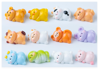 Petite figurine en résine du zodiaque lunaire chinois, symbole des 12 signes, Nouvel An chinois, serpent, mouton, singe, poulet, cochon, tigre, rat, lapin, dragon, chien, 2025