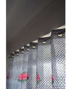 Elegantes cortinas semitransparentes pastorales ecológicas de algodón 100% para dormitorio, sala de estar, cenefas de tela con filtrado de luz Natural - Product Image 3