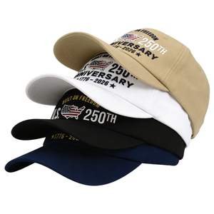 Gorra de Béisbol Bordada con el Logotipo del 250 Aniversario de EE. UU. 1776-2026, Bandera Patriótica Americana, Ajustable, de Algodón Lavado, para Hombre y Mujer - Product Image 5