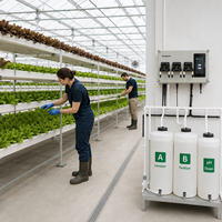 Système de fertigation hydroponique automatique Aurlgrow, contrôleur intelligent d'engrais avec contrôle à distance par application pour serre