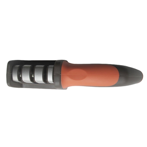 Aiguiseur de couteaux manuel professionnel avec poignée antidérapante en plastique, pour la cuisine, gain de place, lames d'affûtage en pierre, ciseaux - Product Image 3
