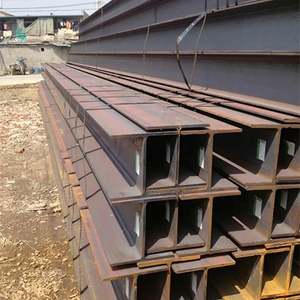 Q235b Q345b Marco de chatarra tipo H Acero galvanizado H Beam Astm A36 10m H-beam Acero Precio por kg Acero I-beam - Product Image 4