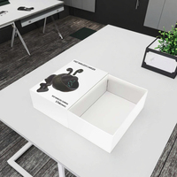 Boîte rigide en papier mat haut de gamme avec couvercle étanche et fond, doublure en éponge pour l'emballage d'appareils électroniques (smartphones, montres connectées, écouteurs)