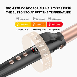 <span class=keywords><strong>Fer</strong></span> à friser intelligent Kang Road Titanium Barrel <span class=keywords><strong>32</strong></span> <span class=keywords><strong>MM</strong></span> avec minuterie et écran LCD portable - Product Image 2