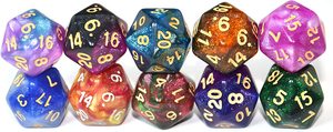 Color Mixed Polyhedral <b>Sets</b> 7Pcs 28G 4D 6D 8D 10D 12D 20D White Number Painting Acrylic Dnd Rpg <b>Dice</b> for Casino Game - Product Image 2