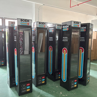 Vitrina Refrigerada Vertical para Bebidas con Puerta de Vidrio para Supermercado