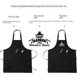 Delantal de Cocina con Logotipo Personalizado de Alta Calidad, Impermeable, Ecológico, Duradero, Lavable, para Barbacoa, Sublimación - Product Image 2