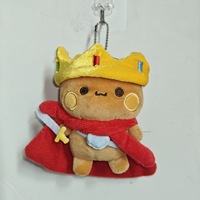 Porte-clés en peluche 12 cm One Two Bubu, super doux, rembourrage en coton PP, jouets pour enfants, pendentifs de sacs mignons de dessin animé, cadeaux