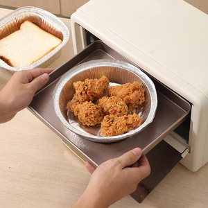 Bols en aluminium pour friteuse à air, carrés, qualité alimentaire, compatibles four - Product Image 4