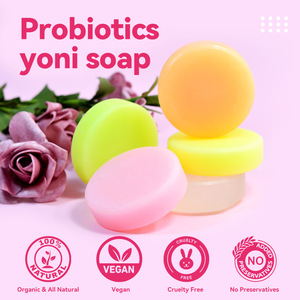 Savon Yoni Probiotique en Gros, Savon Vaginal Artisanal Végétalien, <span class=keywords><strong>Hydratant</strong></span>, Blanchissant, Raffermissant, Marque Privée Faite à la Main - Product Image 2