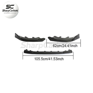 Divisor de Parachoques Delantero de Fibra de Carbono para <span class=keywords><strong>BMW</strong></span> Serie 2 G42 M Sport M235i M240i <span class=keywords><strong>220i</strong></span> Coupé <span class=keywords><strong>2022</strong></span> 2023 - Product Image 3
