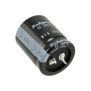 Condensateur à montage traversant 180 µF 20 % 475 V SNAP TH, référence 475MXH180MEFCSN35X25, en aluminium, de la part du distributeur agréé - Product Image 1