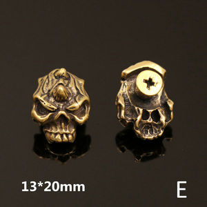 Rắn Brass Trang Trí Đinh Tán Conchos Cho Da Tùy Chỉnh Túi Chân Phần Cứng Đinh Tán Cho Quần Áo Vít Trở Lại Skull Conchos - Product Image 5